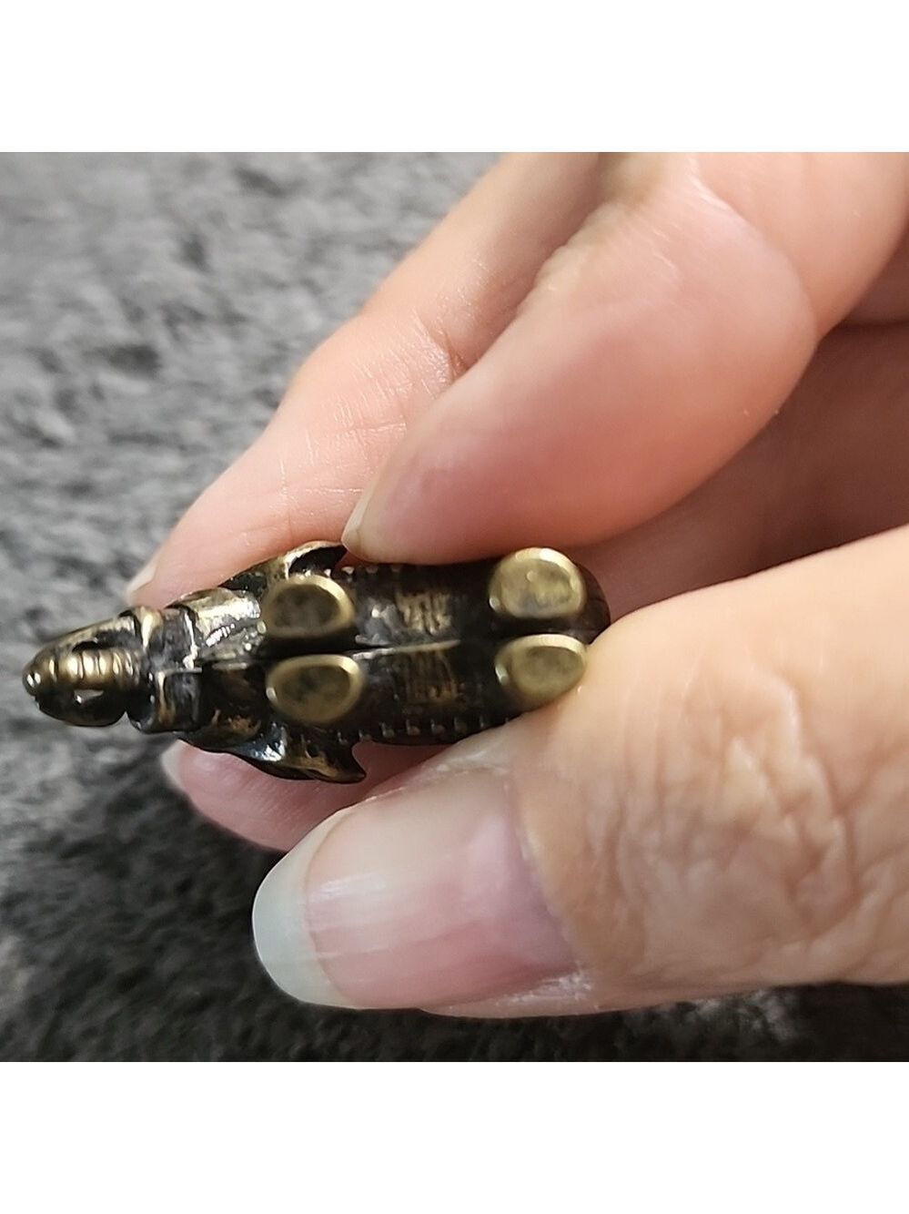 Darling Vintage Brass Elephant Pendant - Picture 6 of 8